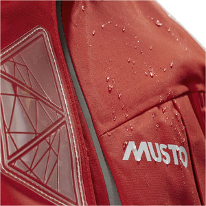 2021 Musto Womens BR2 Offshore Jacket & BR1 Trouser Combi Set - Red / Black